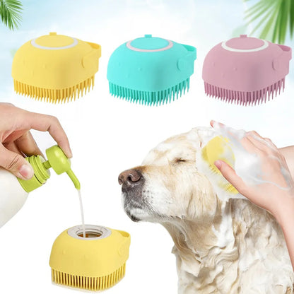 Bathing Shampoo Pet Massager