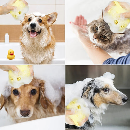 Bathing Shampoo Pet Massager